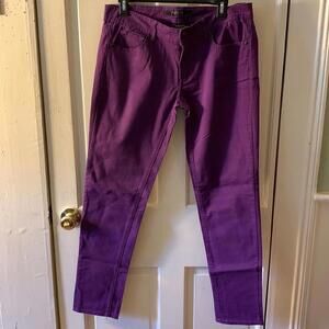 Domaine purple stretch jeans size 11